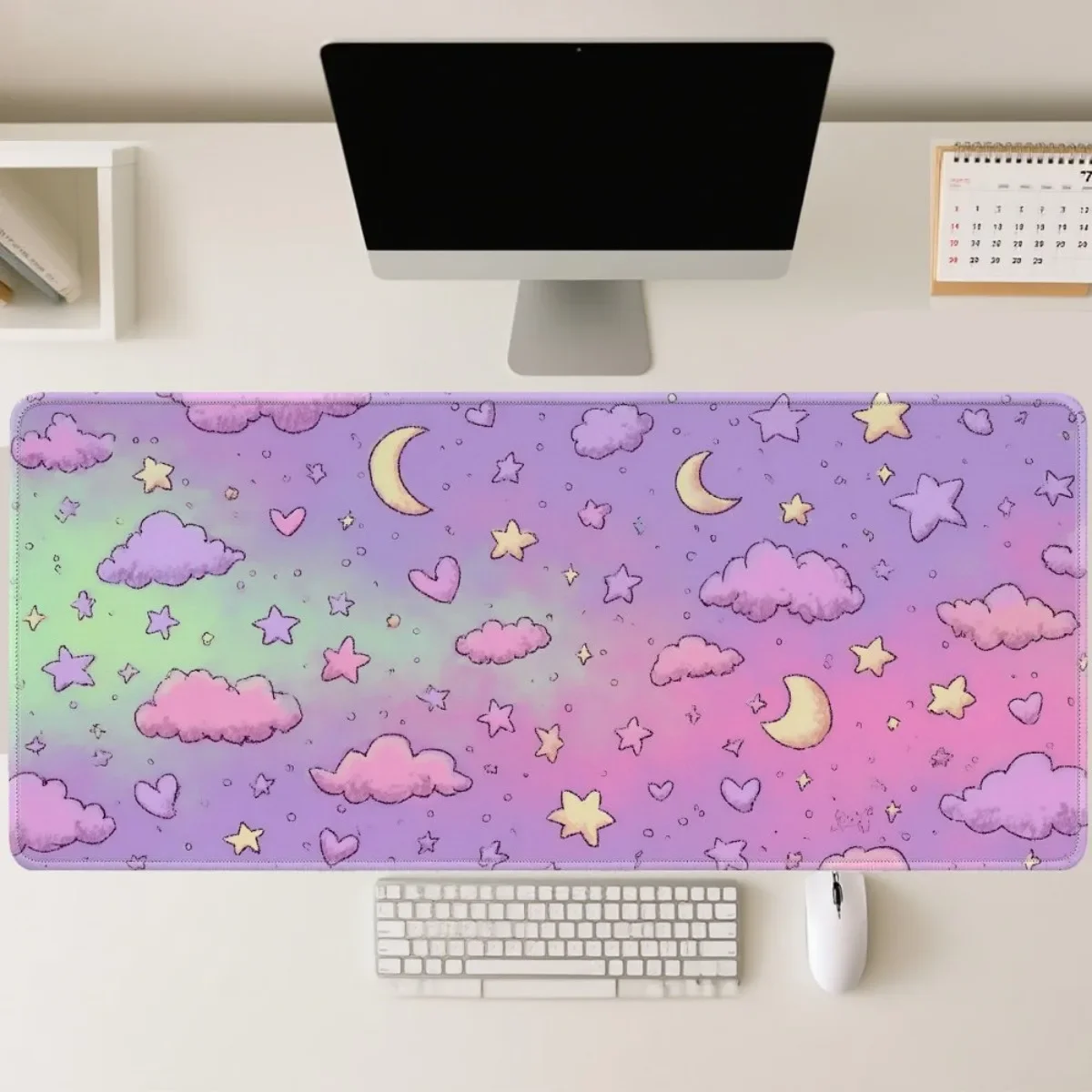 Kawaii Aesthetic Rubber Desk Mat Non Slip Base Cute Design for Gaming Office Home Computer and Daily Use
Kawaii Aesthetic Rubber Desk Mat Non Slip Base Cute Design for Gaming Office Home Computer and Daily Use