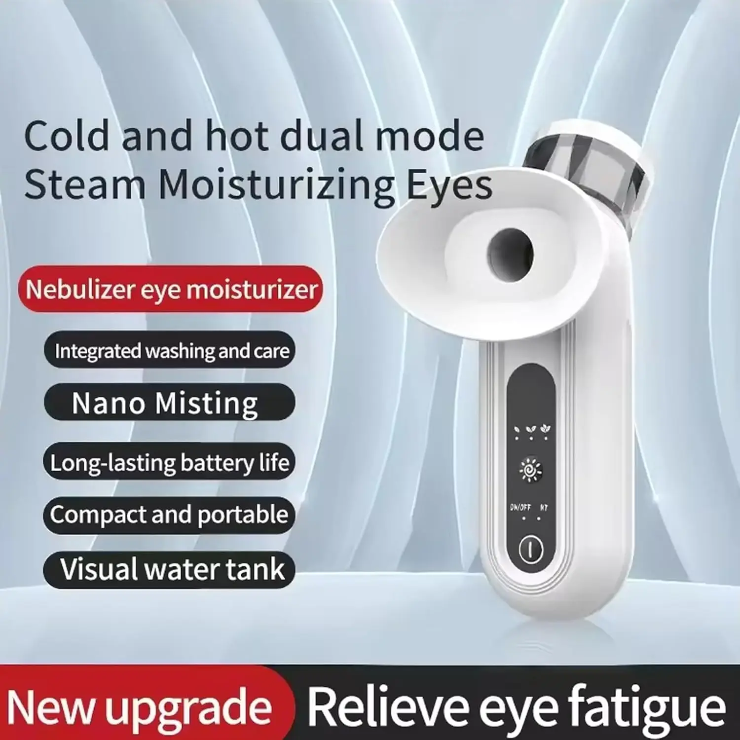Mini USB Rechargeable Eye Mist Sprayer Steam Therapy Wand, Nano Eye Mist Steam Sprayer Portable Eye Steamer Moisturizer Soother
Mini USB Rechargeable Eye Mist Sprayer Steam Therapy Wand, Nano Eye Mist Steam Sprayer Portable Eye Steamer Moisturizer Soother