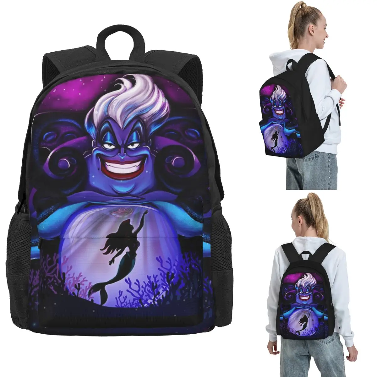 Рюкзаки Ursula The Witch Of The Seas, сумка для книг для мальчиков и девочек, детские школьные сумки большой вместимости, дорожный рюкзак, сумка на плечо
Рюкзаки Ursula The Witch Of The Seas, сумка для книг для мальчиков и девочек, детские школьные сумки большой вместимости, дорожный рюкзак, сумка на плечо