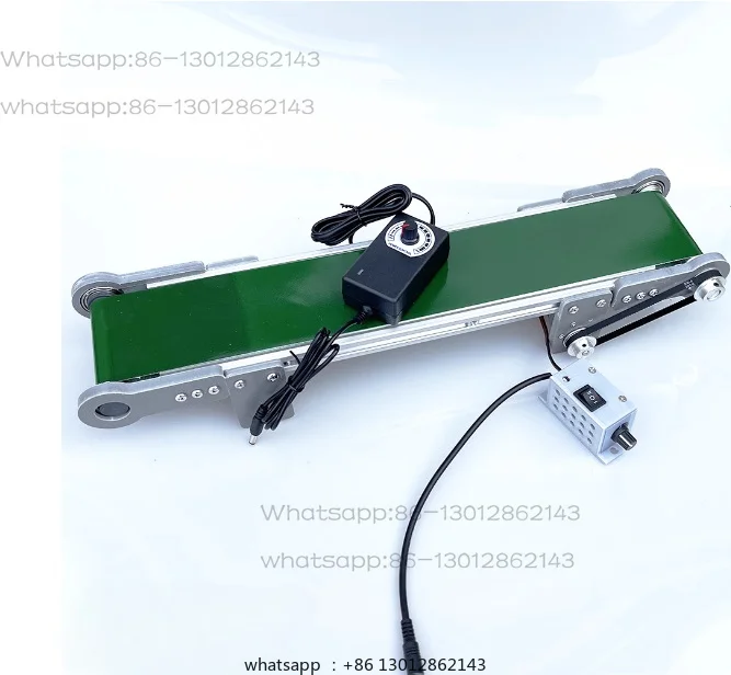 PVC desktop small conveyor belt conveyor forward and reverse suspension speed regulation line model friction force
PVC desktop small conveyor belt conveyor forward and reverse suspension speed regulation line model friction force