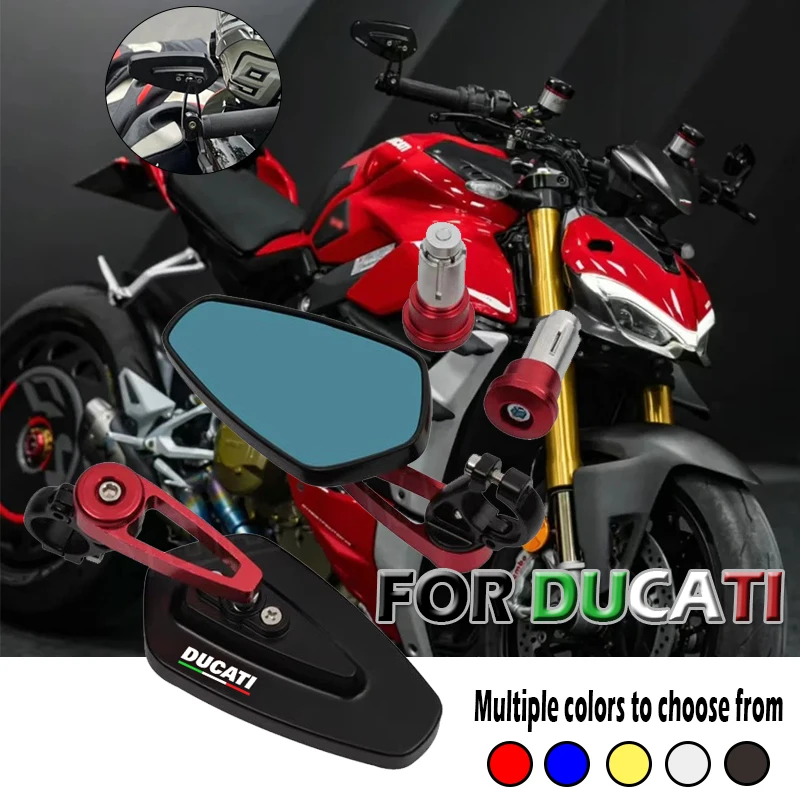 Motorcycle Handlebar Rearview Mirrors For Ducati 400 620 695 696 796 821 MONSTER 899 959 1199 1299 Panigale 848 /EVO 1198/S/R
Motorcycle Handlebar Rearview Mirrors For Ducati 400 620 695 696 796 821 MONSTER 899 959 1199 1299 Panigale 848 /EVO 1198/S/R