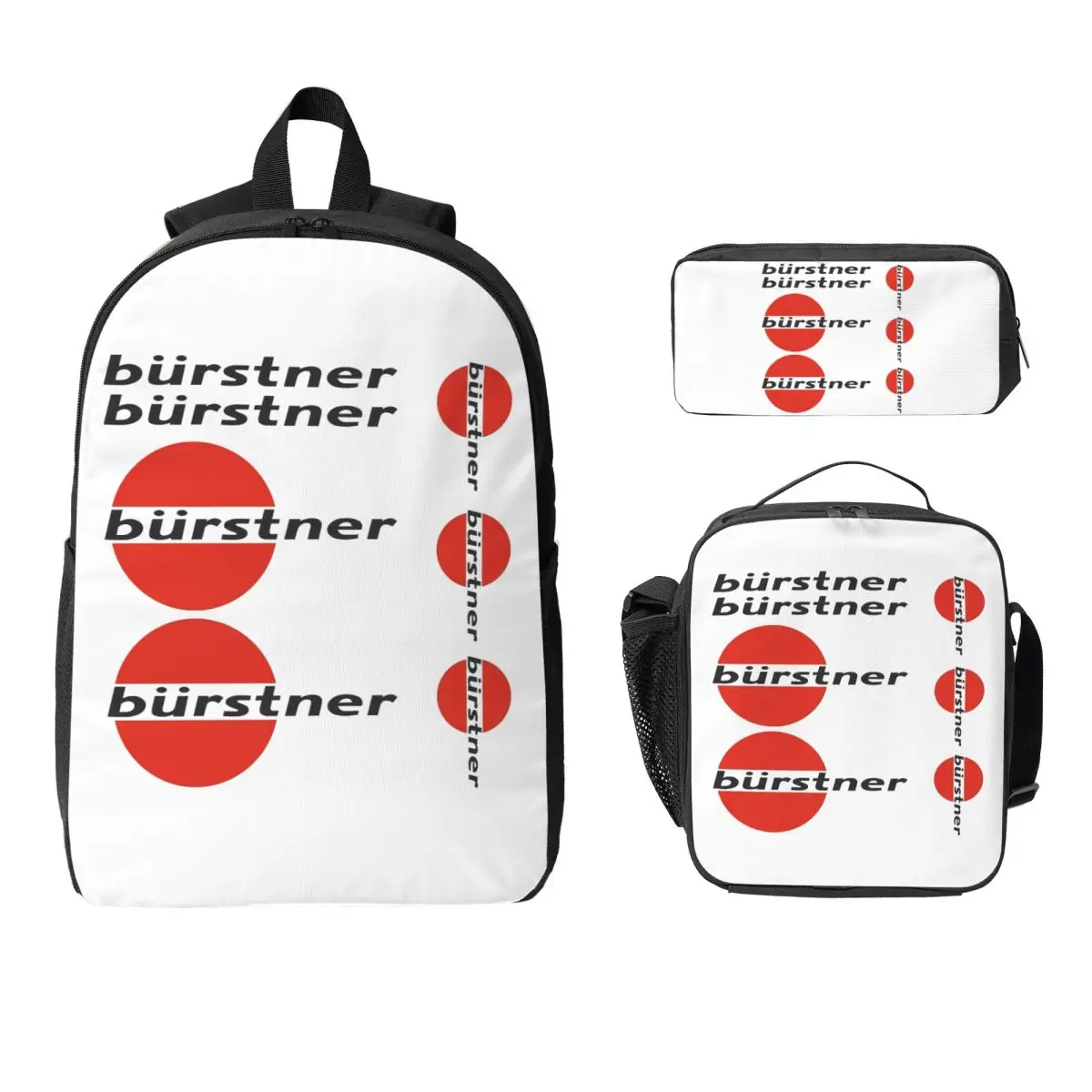 Burstner Logo Backpack Student Boys Girls BookBag School Bag Computer Shoulder Bags 3ps Insulated Lunch Bag Pencil Case
Burstner Logo Backpack Student Boys Girls BookBag School Bag Computer Shoulder Bags 3ps Insulated Lunch Bag Pencil Case