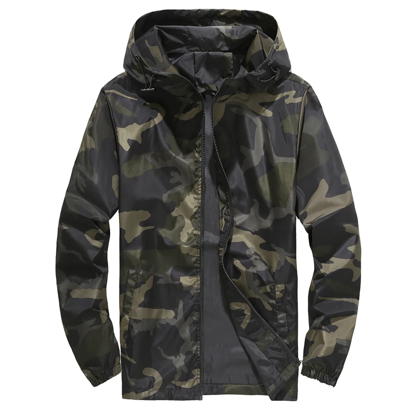 Spring Autumn Men's Fashion Brand New Casual Jackets Hooded Zipper Outwear Camouflage Coats Male Japan Style Windproof Jackets
Spring Autumn Men's Fashion Brand New Casual Jackets Hooded Zipper Outwear Camouflage Coats Male Japan Style Windproof Jackets