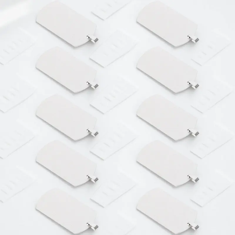 10Pcs Blank Titanium Steel Military Style Tags for Personalized Engraving DIY Stamping Pet Dog Cat Keychain Pendant
10Pcs Blank Titanium Steel Military Style Tags for Personalized Engraving DIY Stamping Pet Dog Cat Keychain Pendant