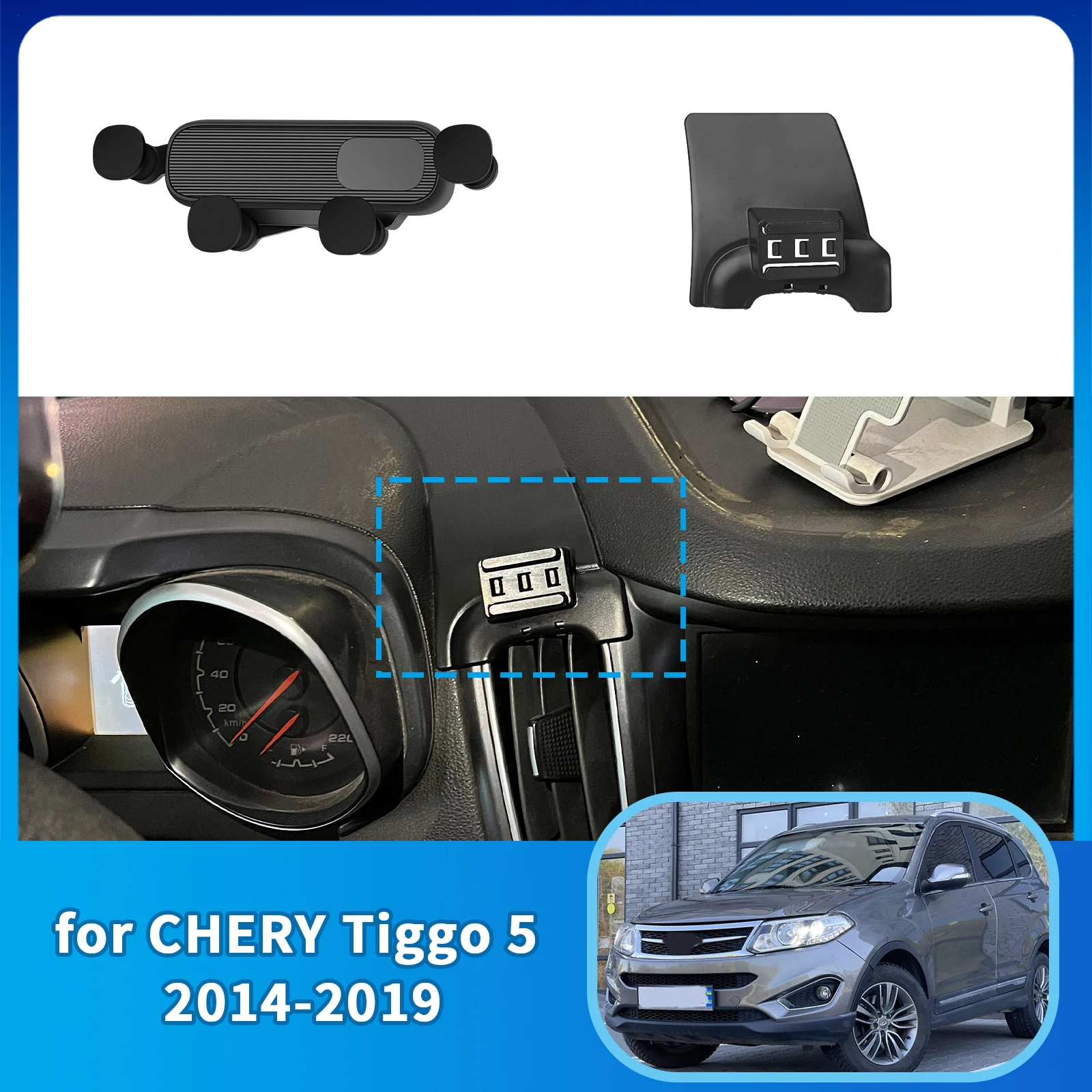 Car Mobile Phone Holder for CHERY Grand Tiggo 5 Cowin X5 5 2014-2019 GPS Bracket Accessories Navigation Stand Auto
Car Mobile Phone Holder for CHERY Grand Tiggo 5 Cowin X5 5 2014-2019 GPS Bracket Accessories Navigation Stand Auto