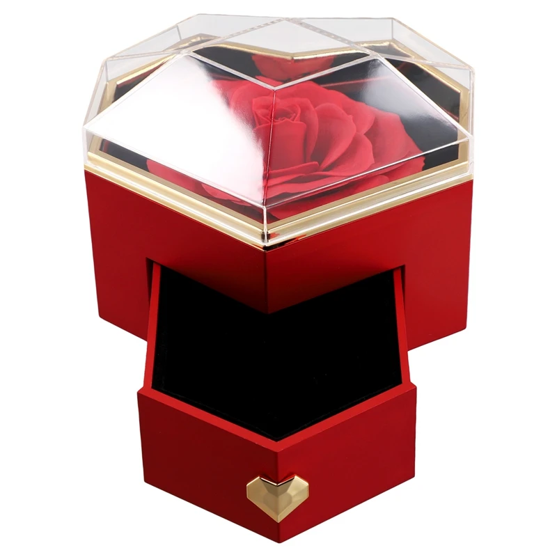 Tanabata Valentine's Day Corner Love Eternal Flower Gift Jewelry Box Ring Earnail Necklace Roses Storage Box
Tanabata Valentine's Day Corner Love Eternal Flower Gift Jewelry Box Ring Earnail Necklace Roses Storage Box