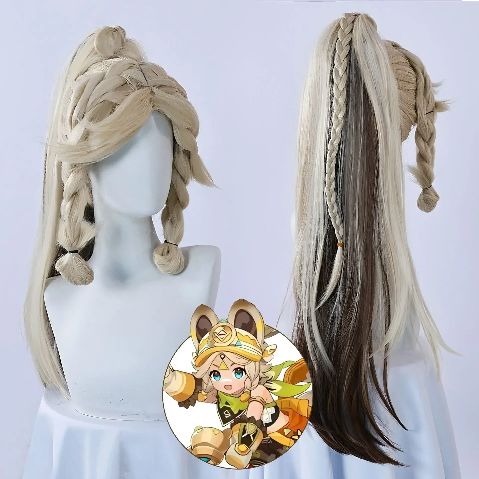 Game Genshin Impact Kachina Cosplay Wig Kachina Cosplay Light Brown Hair Long For Halloween Party Accessory Women Comic Con
Game Genshin Impact Kachina Cosplay Wig Kachina Cosplay Light Brown Hair Long For Halloween Party Accessory Women Comic Con