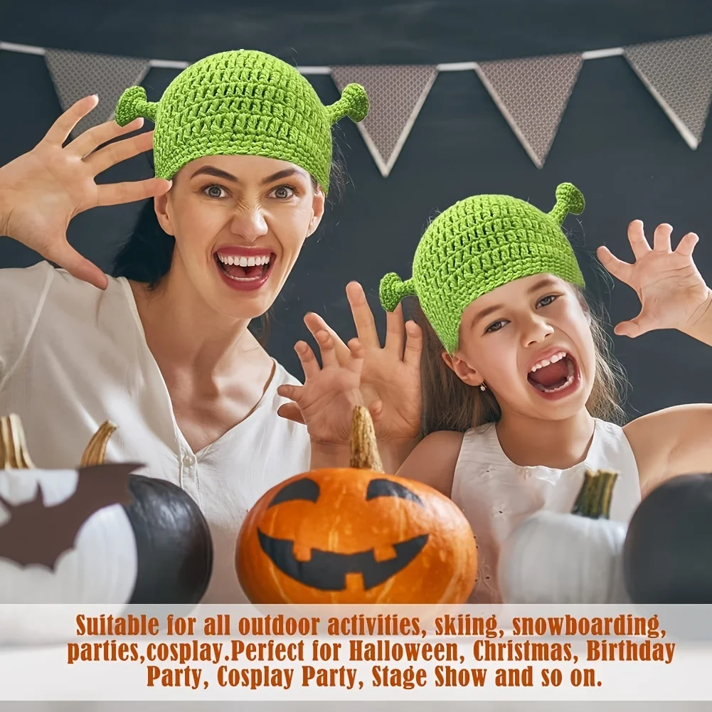 Green Anime Beanie Funny Cartoon Knit Hats Elastic Hip Hop Halloween Cosplay Beanies Elastic Skull Cap For Women & Men
Green Anime Beanie Funny Cartoon Knit Hats Elastic Hip Hop Halloween Cosplay Beanies Elastic Skull Cap For Women & Men