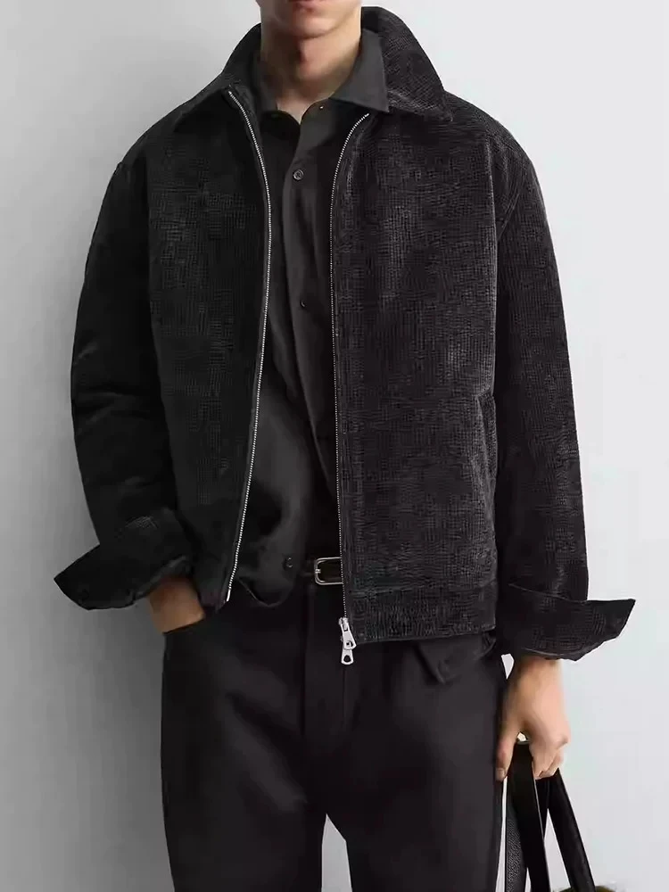 Retro Commuter Men's Jacket Autumn Winter New Style Versatile Quality Outerwear Long Sleeve Zipper Closure Color
Retro Commuter Men's Jacket Autumn Winter New Style Versatile Quality Outerwear Long Sleeve Zipper Closure Color