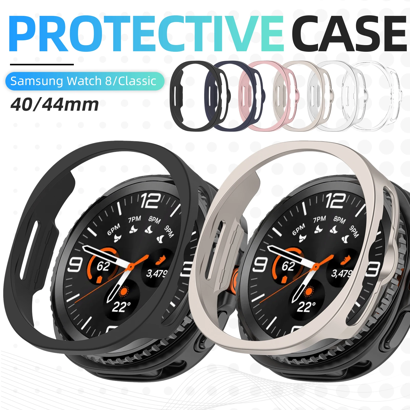 PC Hard Case For Samsung Galaxy watch 8 40mm 44mm Matte Cover Protective For Galaxy Watch 8 Classic Hollow Out Shell Accessories
PC Hard Case For Samsung Galaxy watch 8 40mm 44mm Matte Cover Protective For Galaxy Watch 8 Classic Hollow Out Shell Accessories