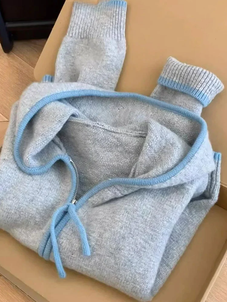 Casual Commuter Sle Color Blo Zipper Knitted Open Cardigan Soft Comfortable Camere Sweater Korean Sle Ele O...
Casual Commuter Sle Color Blo Zipper Knitted Open Cardigan Soft Comfortable Camere Sweater Korean Sle Ele O...