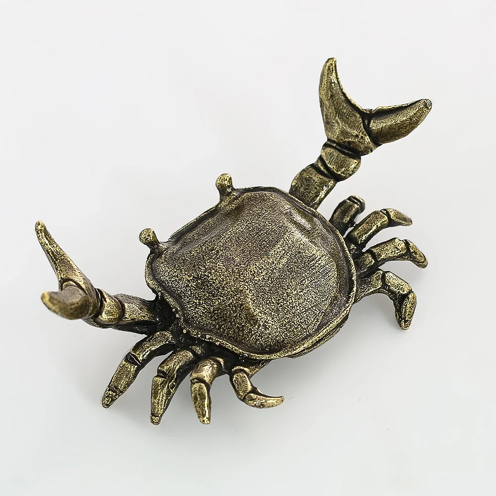 Brass Weightlifting Crab Ornament Office Pen Holder Pure Brass Metal Crafts Creative Home Decoration Accessories Old Figurines
Brass Weightlifting Crab Ornament Office Pen Holder Pure Brass Metal Crafts Creative Home Decoration Accessories Old Figurines
