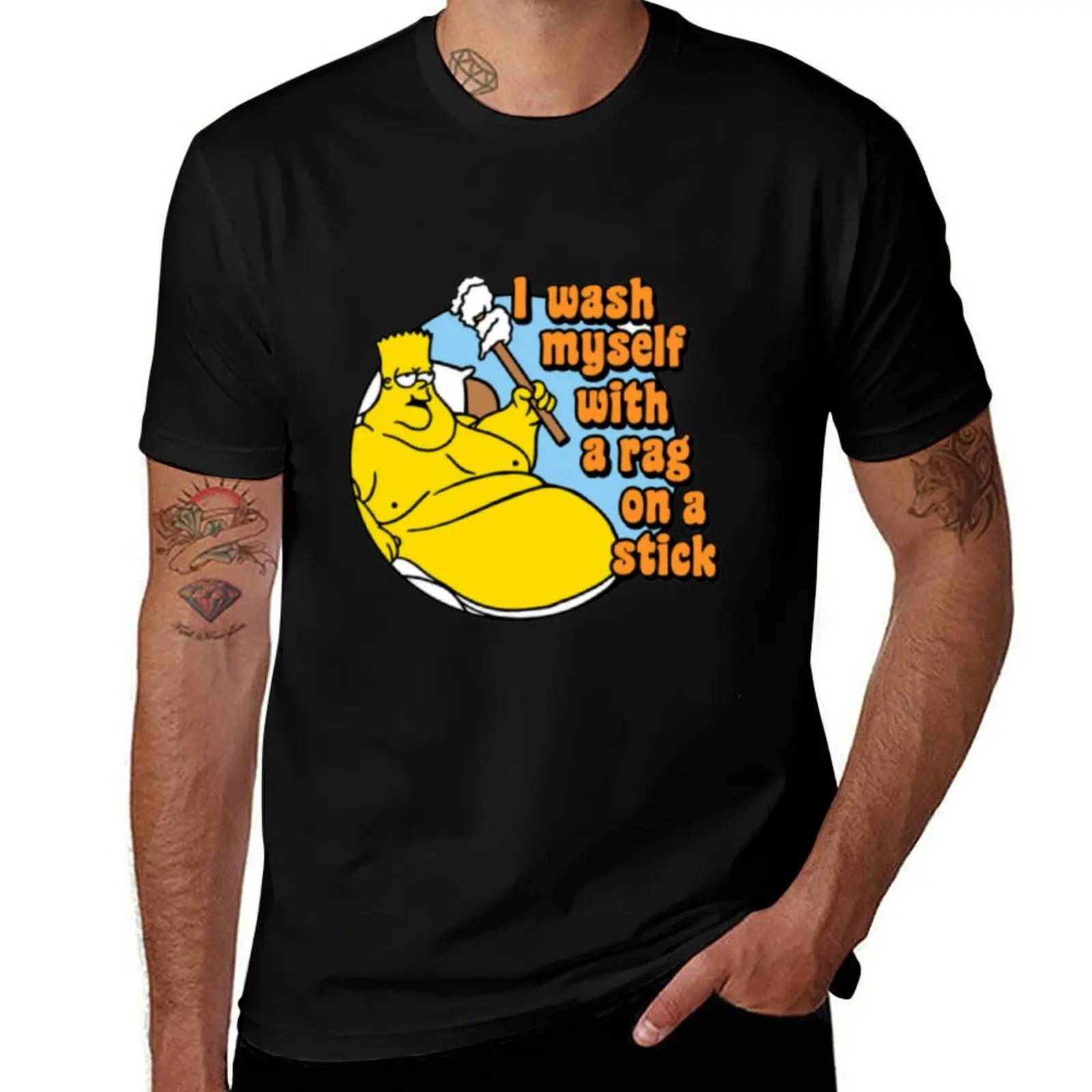 I wash myself with a rag on a stick T-Shirt t shirts for man slim fit T-Shirt
I wash myself with a rag on a stick T-Shirt t shirts for man slim fit T-Shirt