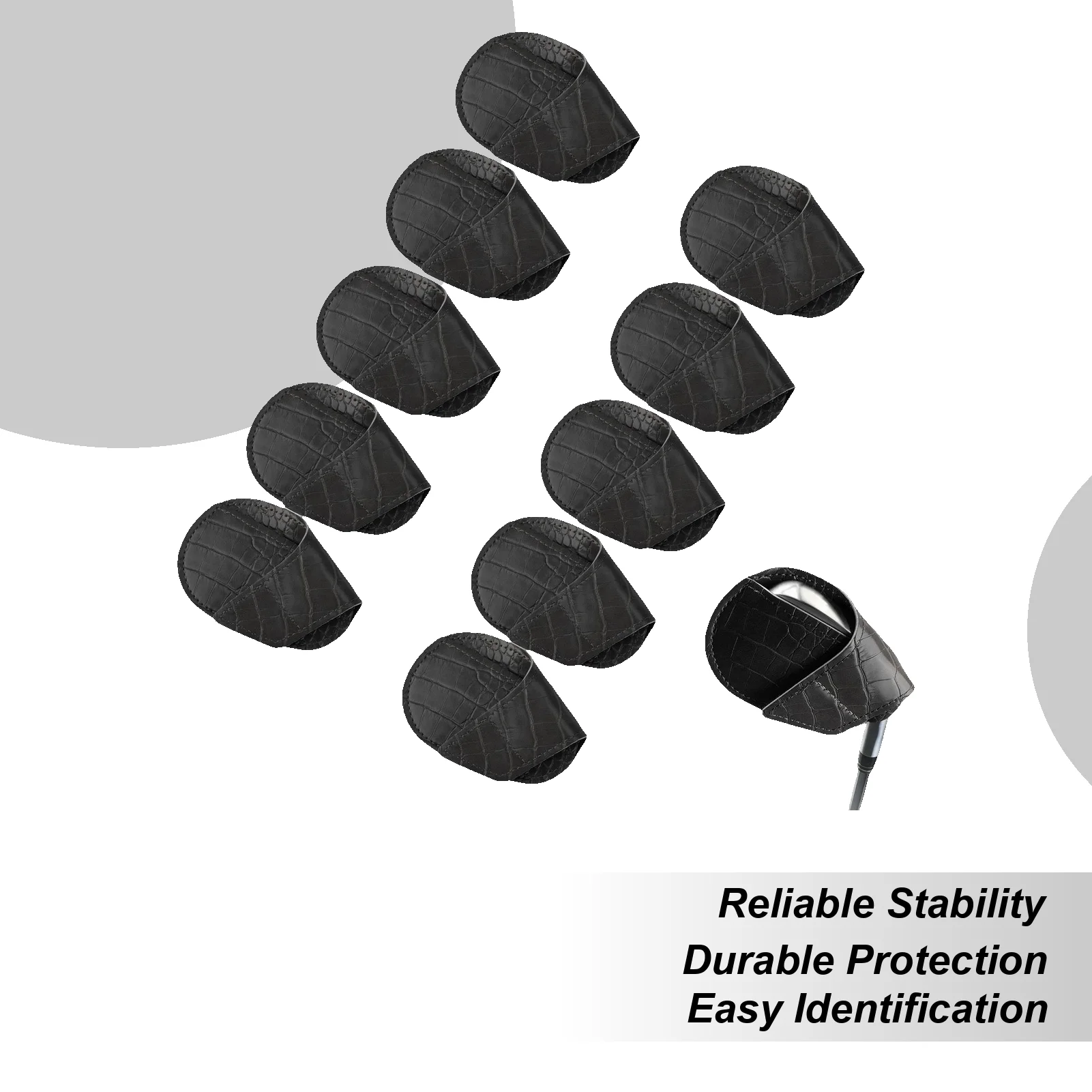 Чехлы на головку железа для гольфа, защитные чехлы из искусственной кожи, железные чехлы для легкой идентификации, мужчин, женщин, игроков в гольф в помещении
Чехлы на головку железа для гольфа, защитные чехлы из искусственной кожи, железные чехлы для легкой идентификации, мужчин, женщин, игроков в гольф в помещении