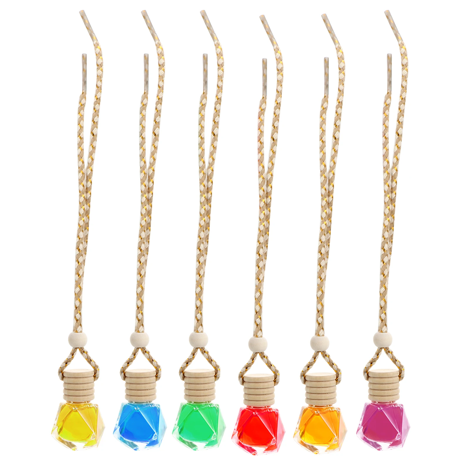 6pcs Car Perfume Fragrance Hanging Ornament Glass Gourd Shape Air Freshener Car Interior Decor Pendant Gift For Family Friends
6pcs Car Perfume Fragrance Hanging Ornament Glass Gourd Shape Air Freshener Car Interior Decor Pendant Gift For Family Friends