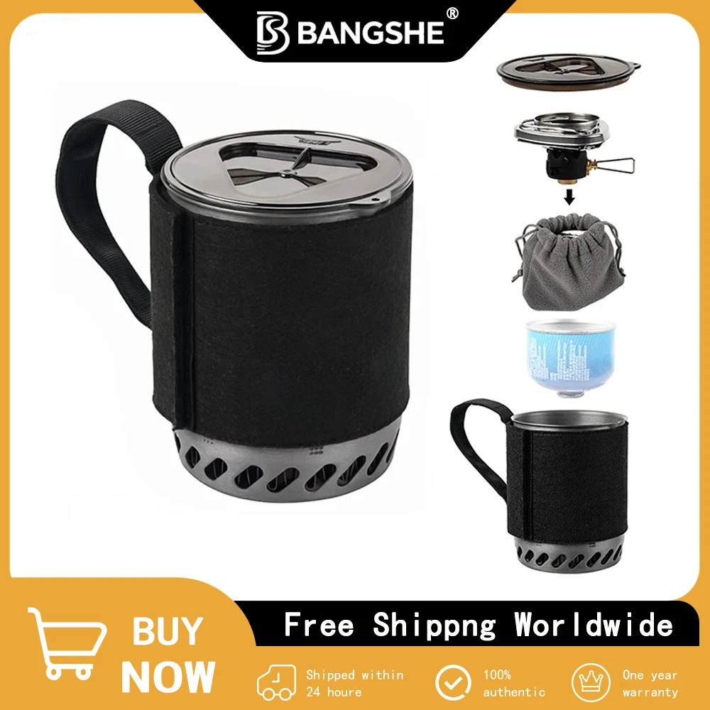 S-61 Ultralight Portable Hiking Furnace - Integrated Heat Collecting Pot Burner for Outdoor Cooking and Backpacking Stove System
S-61 Ultralight Portable Hiking Furnace - Integrated Heat Collecting Pot Burner for Outdoor Cooking and Backpacking Stove System