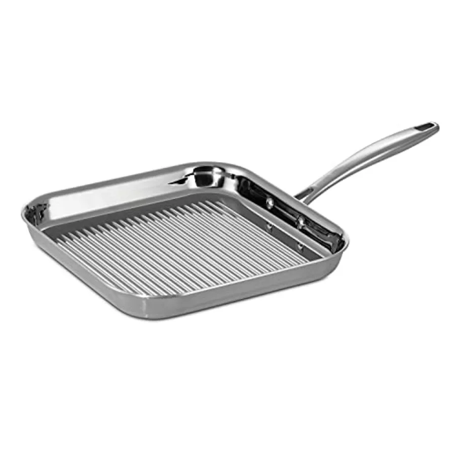 Signature Tri-Ply Clad Stainless Steel Square Induction-Ready Dishwasher-Safe NSF-Certified Made in Brazil
Signature Tri-Ply Clad Stainless Steel Square Induction-Ready Dishwasher-Safe NSF-Certified Made in Brazil