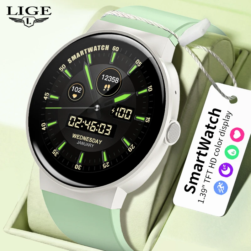 LIGE 2023 Smart Watch Bluetooth Call Fitness Tracker Sport Smartwatch for Android and iOS Men Women Wrist Watches Free Shipping
LIGE 2023 Smart Watch Bluetooth Call Fitness Tracker Sport Smartwatch for Android and iOS Men Women Wrist Watches Free Shipping