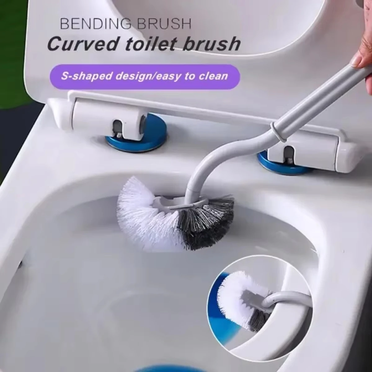 Household Toilet Long Handle Toilet Brush; Toilet Brush; Cleaning Wall-mounted Toilet; No Dead Corner Cleaning Toilet
Household Toilet Long Handle Toilet Brush; Toilet Brush; Cleaning Wall-mounted Toilet; No Dead Corner Cleaning Toilet