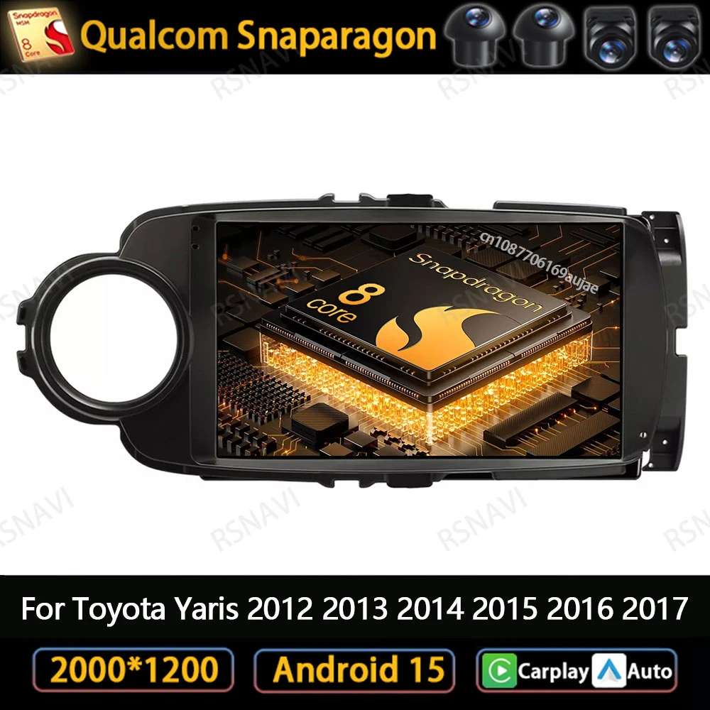 Android 15 Car Radio For Toyota Yaris 2012 2013 2014 2015 2016 2017 Wireless Carplay Auto Multimedia BT GPS DSP QLED Navigation
Android 15 Car Radio For Toyota Yaris 2012 2013 2014 2015 2016 2017 Wireless Carplay Auto Multimedia BT GPS DSP QLED Navigation