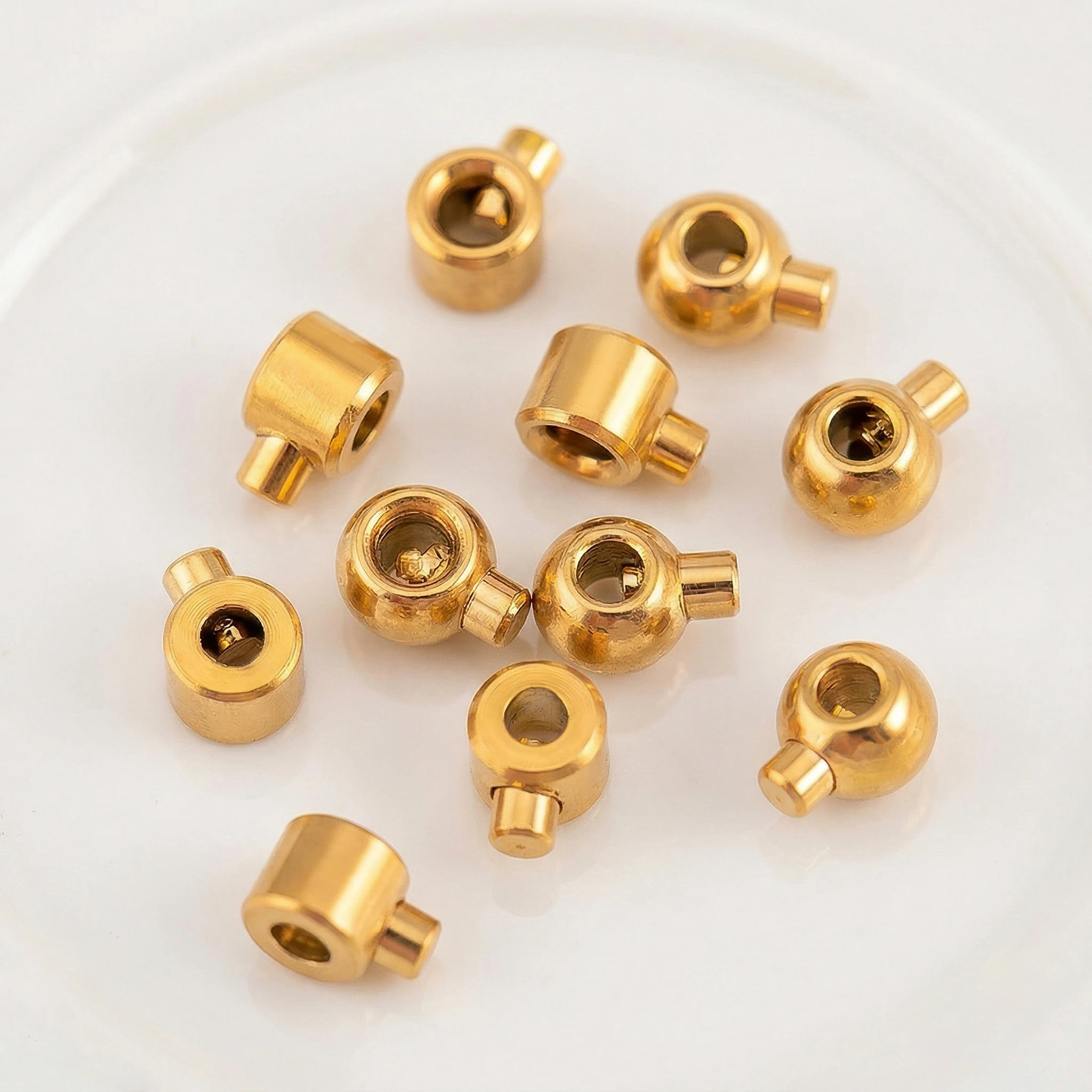 10/20pcs Stainless Steel Round Crimp End Bead For Jewelry Making Supplies For Jewelry DIY Bracelets Necklace Accessories Crafts
10/20pcs Stainless Steel Round Crimp End Bead For Jewelry Making Supplies For Jewelry DIY Bracelets Necklace Accessories Crafts