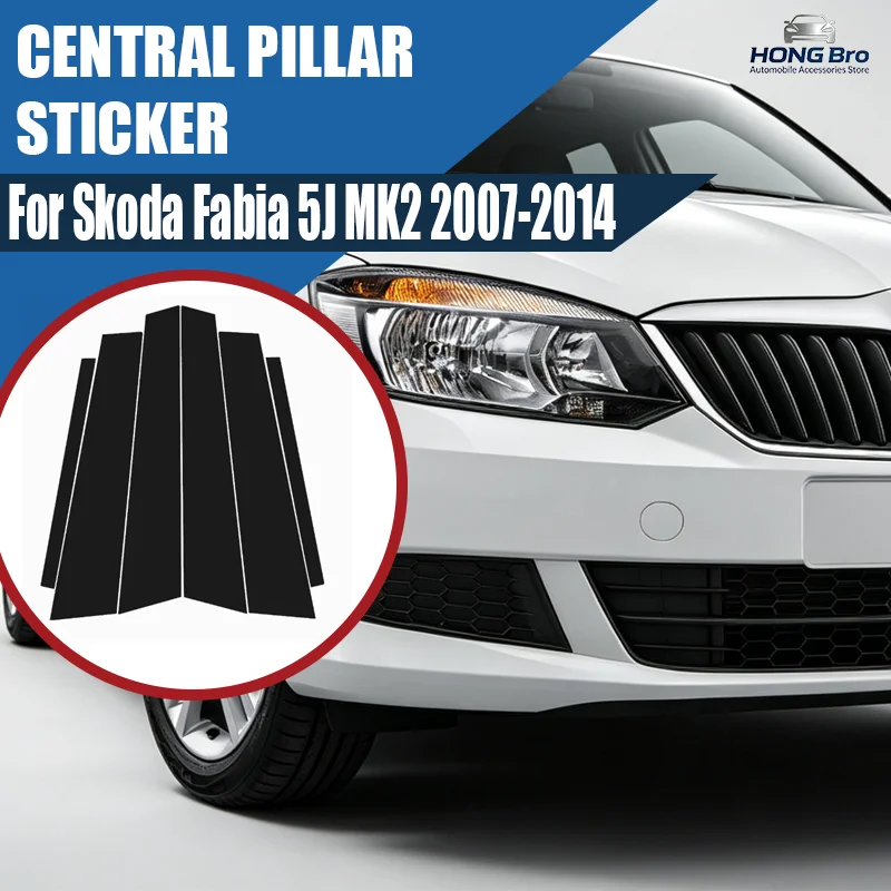 For Skoda Fabia 5J MK2 2007-2014 Carbon Fiber Window Door Column Deal B C Pillar Post Cover Trim Sticker
For Skoda Fabia 5J MK2 2007-2014 Carbon Fiber Window Door Column Deal B C Pillar Post Cover Trim Sticker