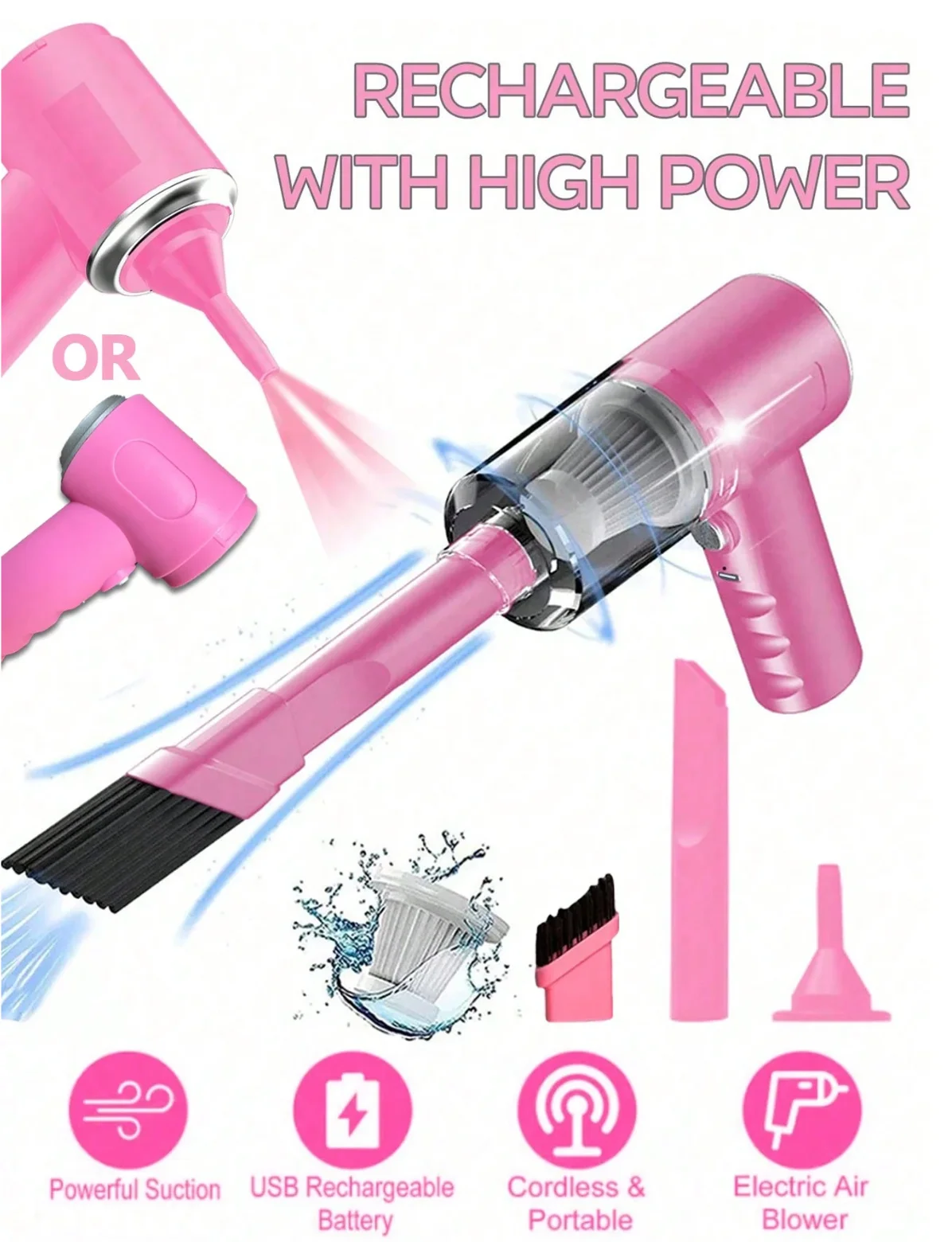 New Small Desktop Vacuum Cleaner Handheld Wireless Charging Car Vacuum Cleaner Portable Mini Home Vacuum Cleaner
New Small Desktop Vacuum Cleaner Handheld Wireless Charging Car Vacuum Cleaner Portable Mini Home Vacuum Cleaner