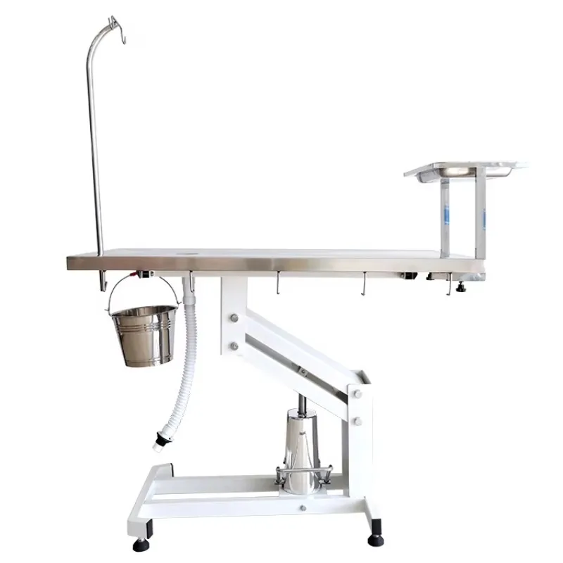 Reusable Hydraulic Veterinary Surgical Examination Table for Large Animal Use 304 Stainless Steel Veterinary Clinic
Reusable Hydraulic Veterinary Surgical Examination Table for Large Animal Use 304 Stainless Steel Veterinary Clinic