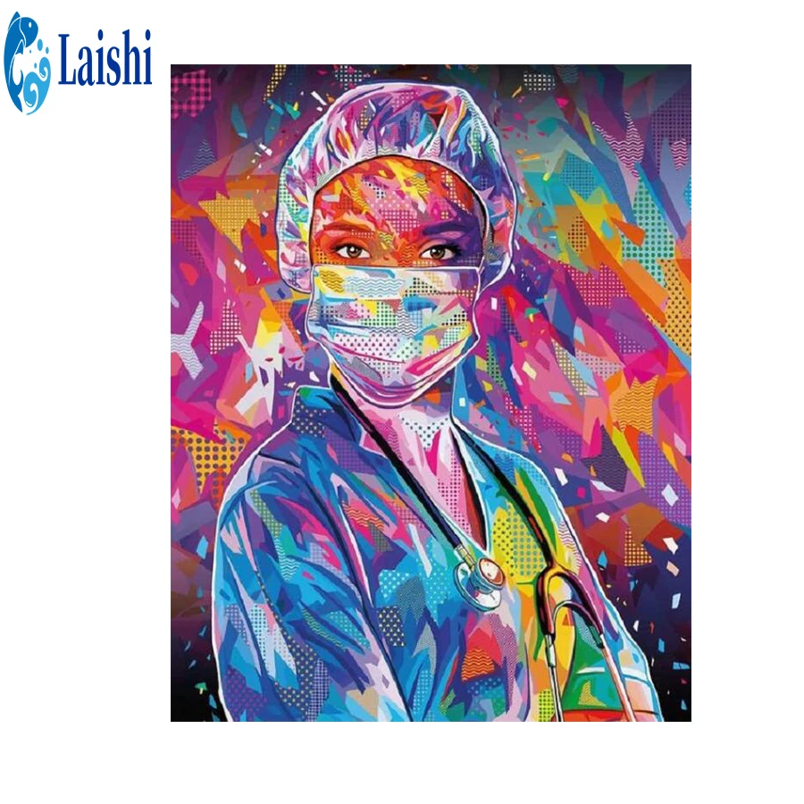 New 5D crystal Round diamond painting Female nurse DIY Cross stitch diamond painting embroidery Home Decor diamond mosaic gift
New 5D crystal Round diamond painting Female nurse DIY Cross stitch diamond painting embroidery Home Decor diamond mosaic gift
