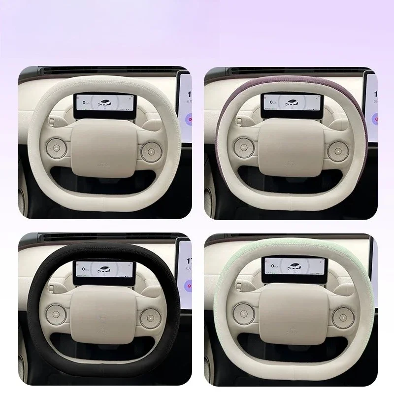 Leather Steering Wheel Cover with Anti Slip Scratch Guard for 2025 NIO Firefly Original Color Interior Modification
Leather Steering Wheel Cover with Anti Slip Scratch Guard for 2025 NIO Firefly Original Color Interior Modification