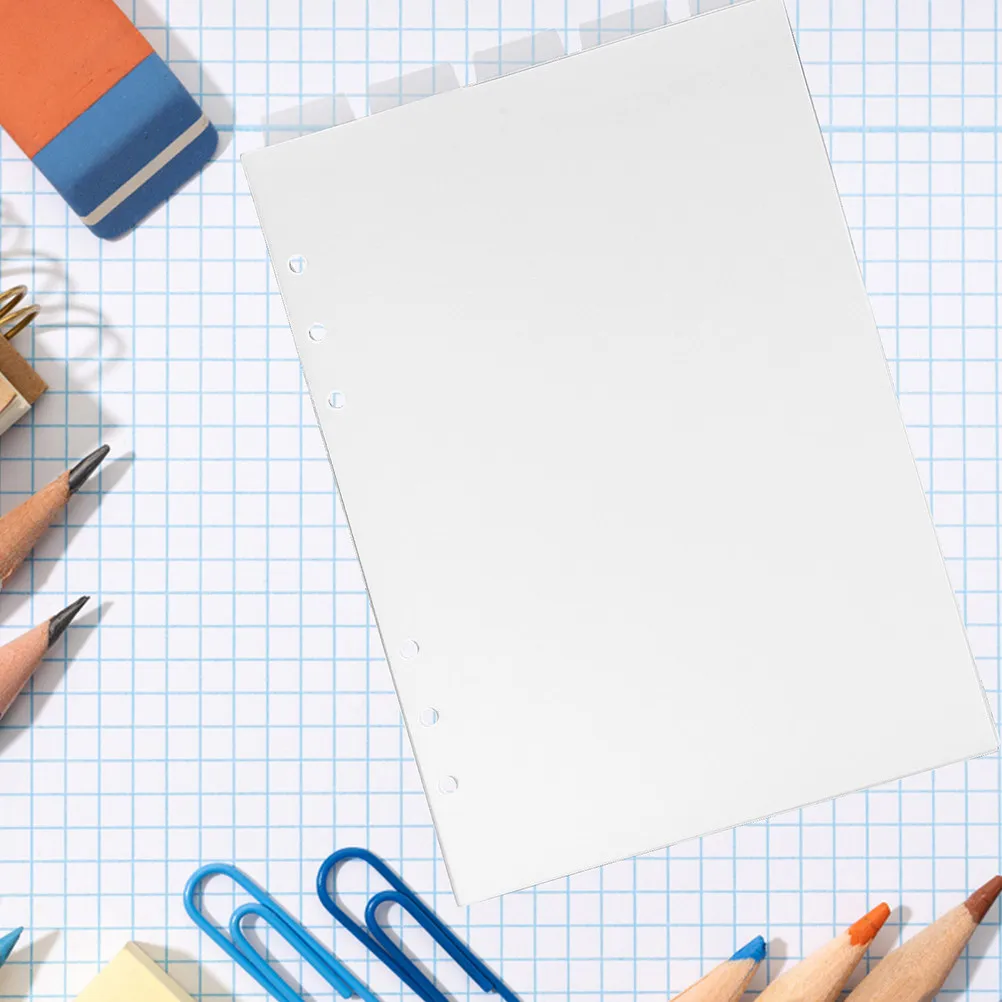 10 Sheets Transparent PVC Binder Dividers with Writable Tabs for Notebooks Planners Journals Reports Office School Organization
10 Sheets Transparent PVC Binder Dividers with Writable Tabs for Notebooks Planners Journals Reports Office School Organization