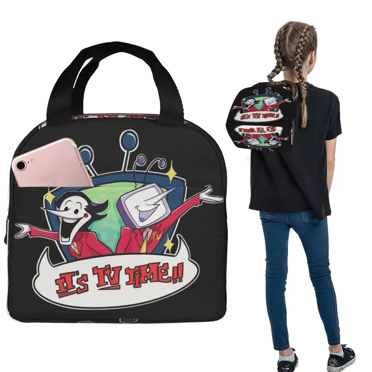 Deltarune Mr Tenna's TV Time Insulated Lunch Bag for Women Children Leakproof Food Boxes Thermal Lunch Box Tote
Deltarune Mr Tenna's TV Time Insulated Lunch Bag for Women Children Leakproof Food Boxes Thermal Lunch Box Tote