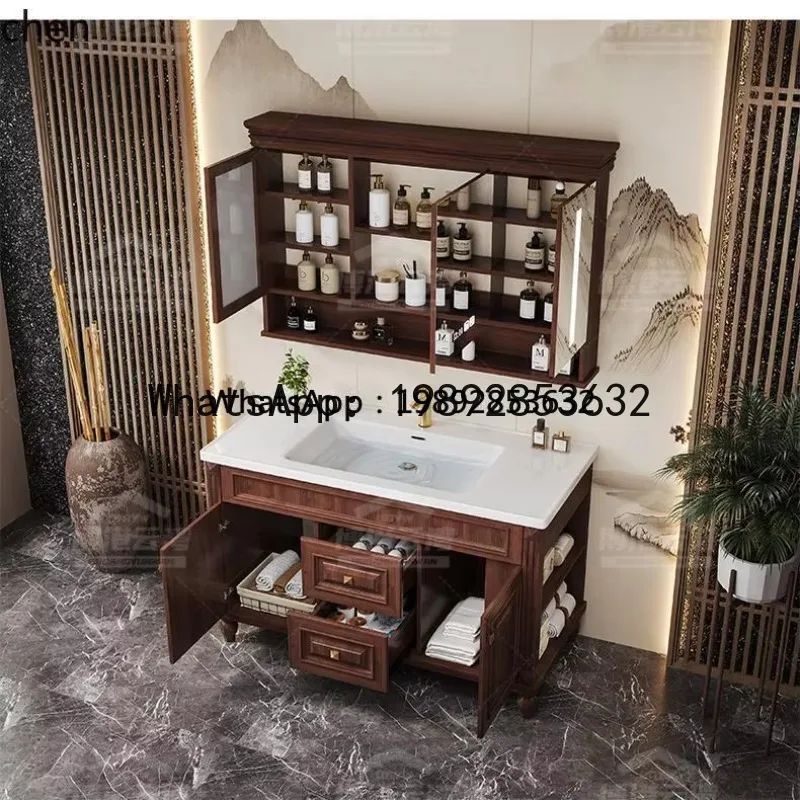 X1 bathroom cabinet combination ceramic integrated basin smart mirror cabinet solid wood bathroom cabinet bathroom washbasin
X1 bathroom cabinet combination ceramic integrated basin smart mirror cabinet solid wood bathroom cabinet bathroom washbasin