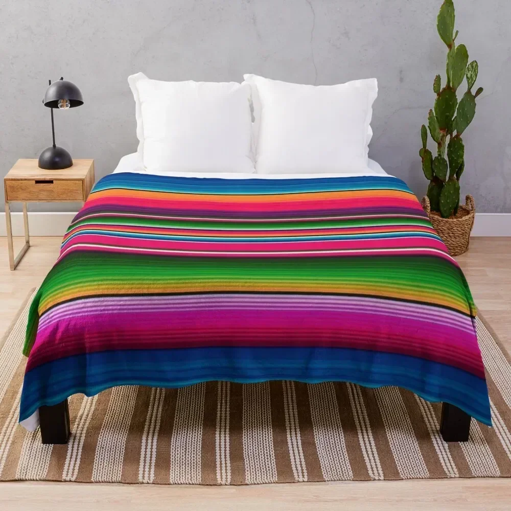 Mexican Blanket Striped Fiesta Serape Throw Blanket Shaggy Furry Soft Blanket for Bedroom Living Room
Mexican Blanket Striped Fiesta Serape Throw Blanket Shaggy Furry Soft Blanket for Bedroom Living Room