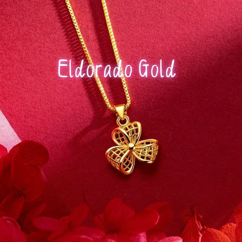 Eldorado Gold 9999 Real Gold 24K Sweet Wind Niche Fashion Windmill Small Pendant Golden Girl Hollow Three-petal Grass Windmill
Eldorado Gold 9999 Real Gold 24K Sweet Wind Niche Fashion Windmill Small Pendant Golden Girl Hollow Three-petal Grass Windmill
