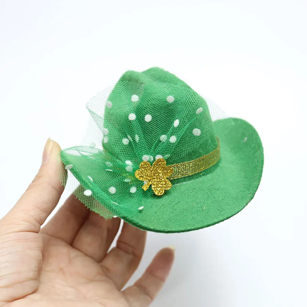 4 Pcs Irish Party Hats St Patricks Day Clip Fashion Hair Clips Cute Accessories Kids Hat Design Photo Prop Stage Performance
4 Pcs Irish Party Hats St Patricks Day Clip Fashion Hair Clips Cute Accessories Kids Hat Design Photo Prop Stage Performance