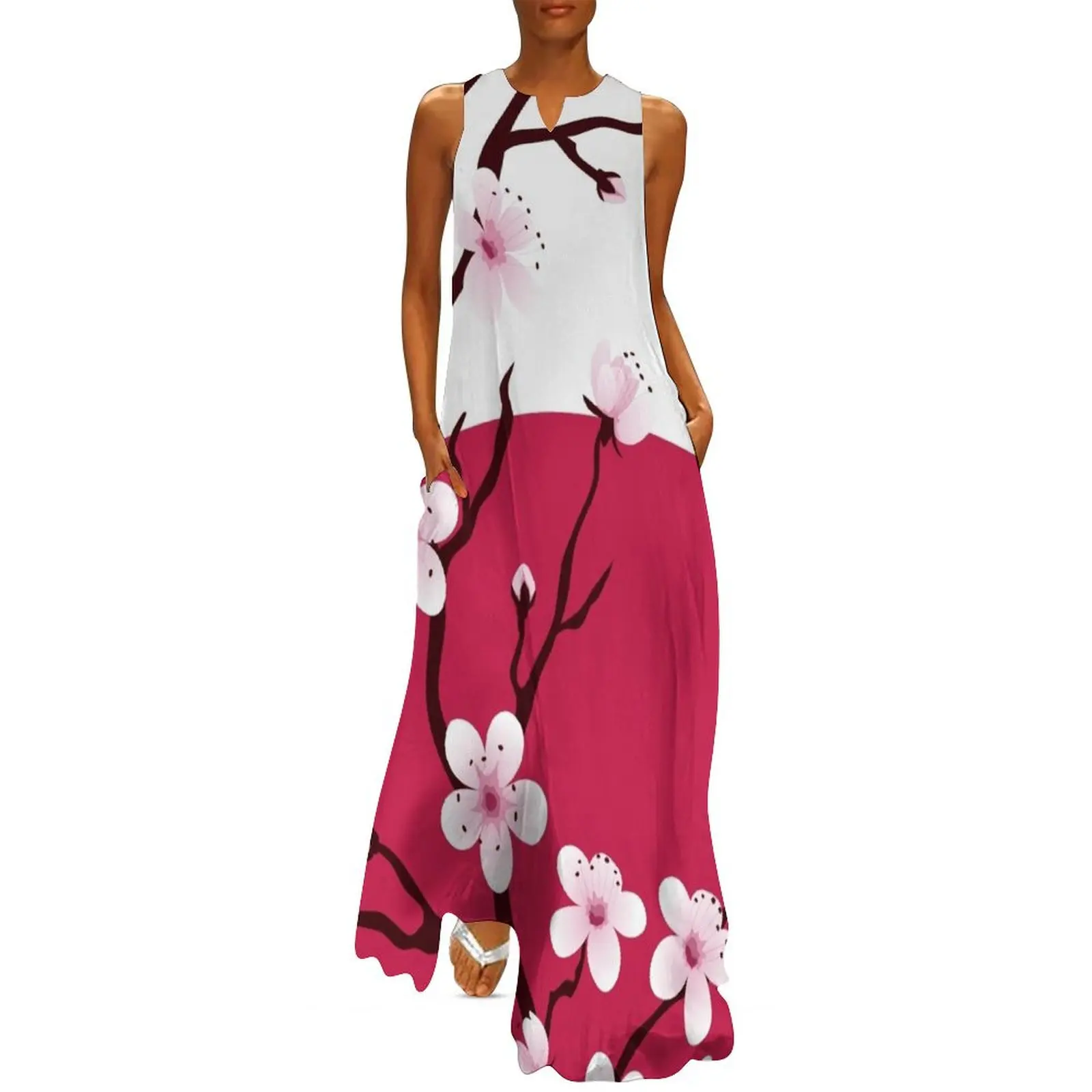 Japanese Cherry Blossom Sunset Long Dress ladies dresses for women 2025 summer dress womens 2025 Dress
Japanese Cherry Blossom Sunset Long Dress ladies dresses for women 2025 summer dress womens 2025 Dress