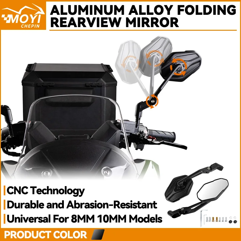 Universal Motorcycle Rearview Side Mirrors 10MM Screw Rear View Mirrors for YAMAHA mt MT 03 07 09 10 Tracer 900 MT09 MT07 MT10
Universal Motorcycle Rearview Side Mirrors 10MM Screw Rear View Mirrors for YAMAHA mt MT 03 07 09 10 Tracer 900 MT09 MT07 MT10