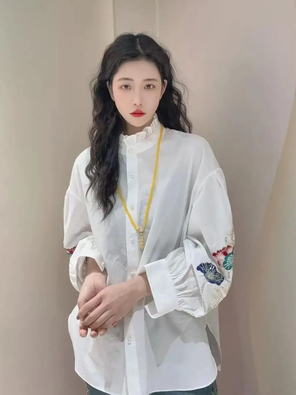 September Blank Fraance New Embroidered Slimming Top Retro irt Loose Fit Long Sve Hanfu Women's Premium Clot...
September Blank Fraance New Embroidered Slimming Top Retro irt Loose Fit Long Sve Hanfu Women's Premium Clot...