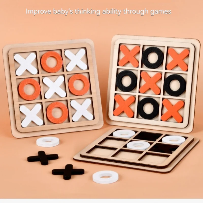 Solid Wooden Tic Tac Toe Board Game - Perfect for Family Fun and Backyard Entertainment Toys
Solid Wooden Tic Tac Toe Board Game - Perfect for Family Fun and Backyard Entertainment Toys