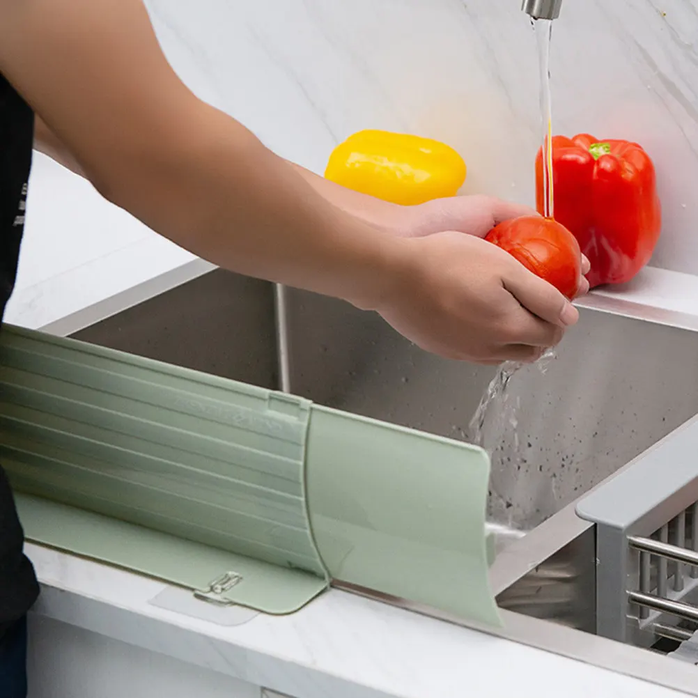 Retractable Sink Baffle Board Water Guard for Kitchen Bathroom Premium Plastic Splash Protector Strong Adhesive Non-Slip Design
Retractable Sink Baffle Board Water Guard for Kitchen Bathroom Premium Plastic Splash Protector Strong Adhesive Non-Slip Design