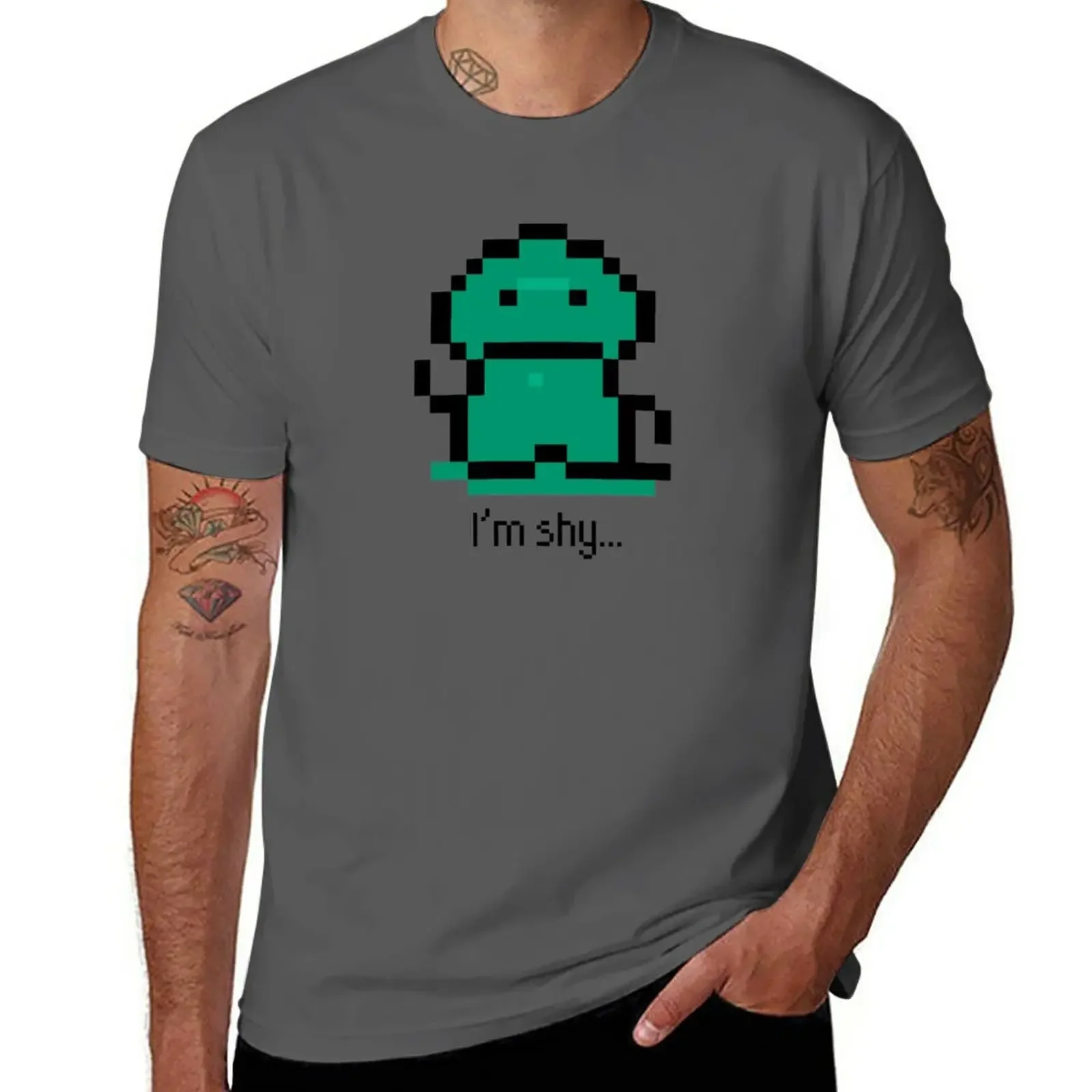 I'm shy - EarthBound Tenda T-Shirt sports fans blanks summer top t shirts for men graphic
I'm shy - EarthBound Tenda T-Shirt sports fans blanks summer top t shirts for men graphic