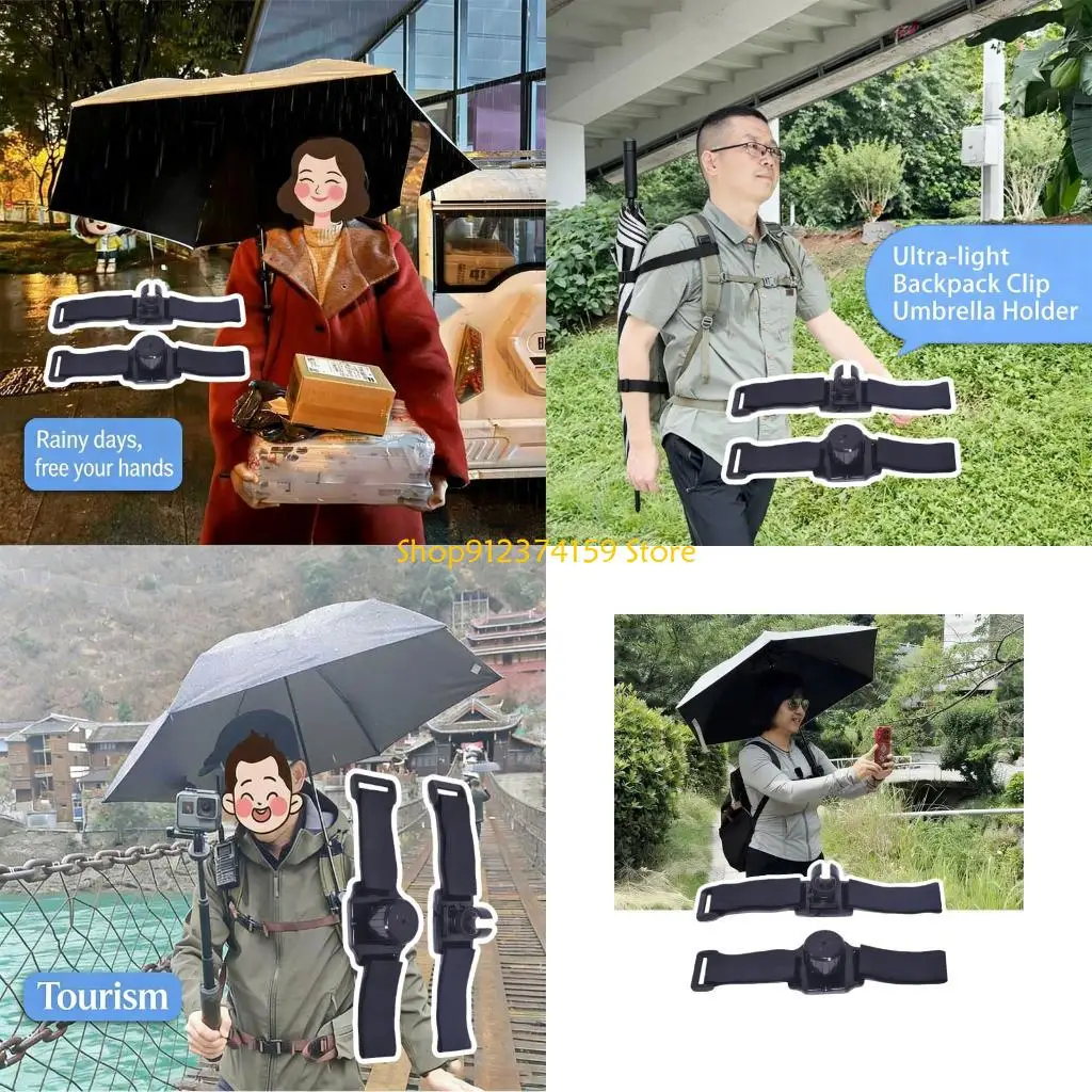 G5AE Hands Frees Umbrella Holder Strap Wearable Umbrella Support Mount for Backpack
G5AE Hands Frees Umbrella Holder Strap Wearable Umbrella Support Mount for Backpack