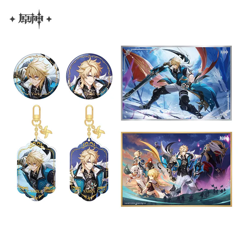 Anime Official MiHoYo Genshin Impact Varka Cosplay Tinplate Badge Acrylic Pendant Color Paper Halloween Gift Collection Fans
Anime Official MiHoYo Genshin Impact Varka Cosplay Tinplate Badge Acrylic Pendant Color Paper Halloween Gift Collection Fans