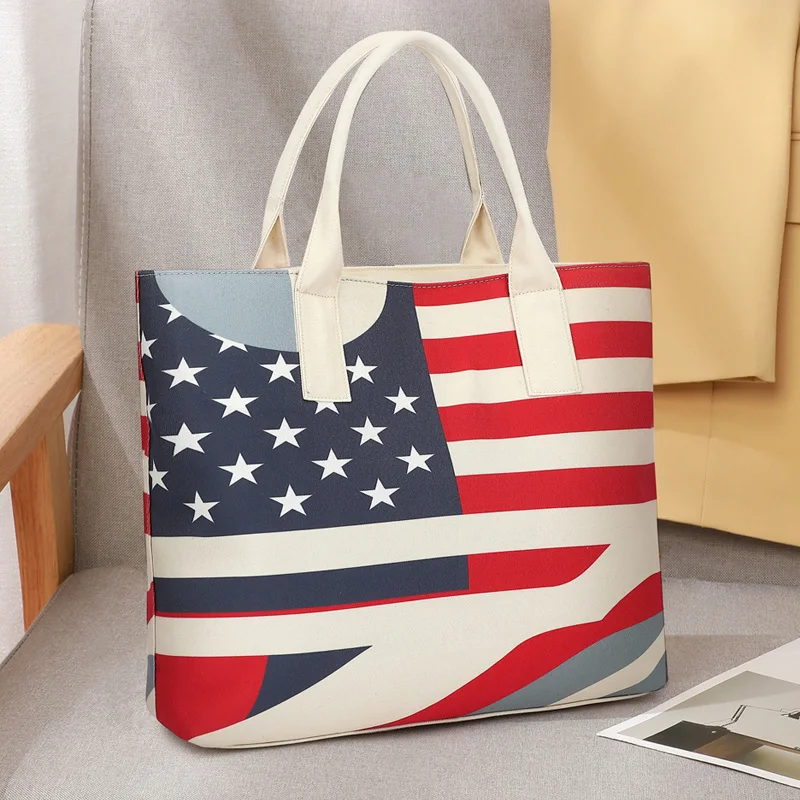 Large size women's computer tote handbag with large capacity and multiple pockets, laptop sandwich shoulder bag Flag of the US
Large size women's computer tote handbag with large capacity and multiple pockets, laptop sandwich shoulder bag Flag of the US