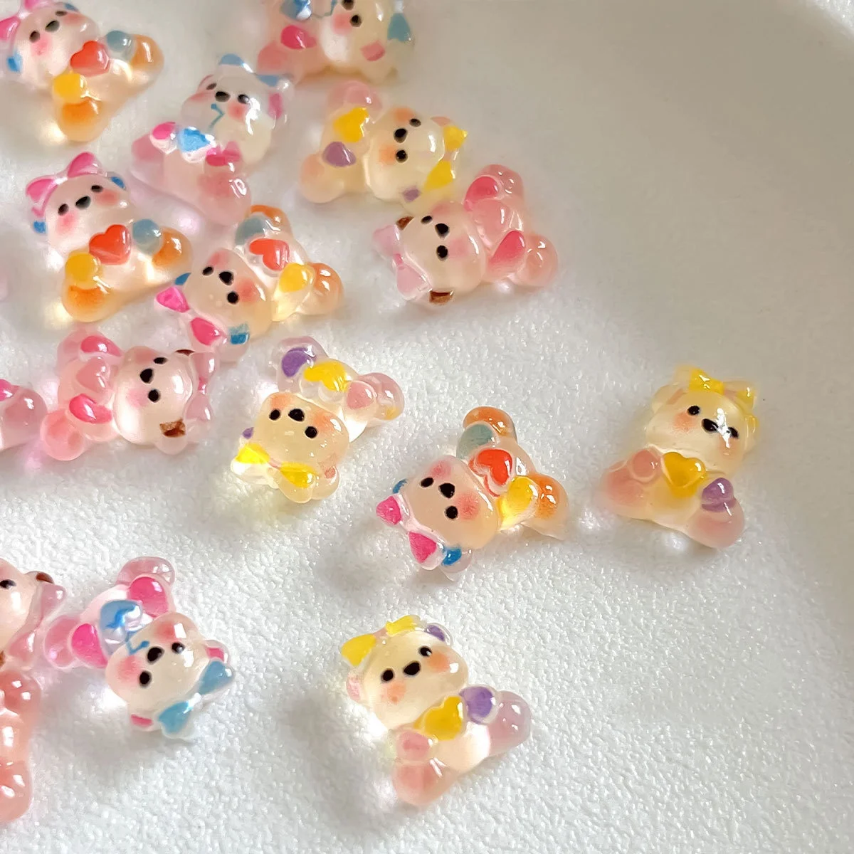 Kawaii Accessories Cute Mini Bear Nail Charms Jewelry Ice Transparent Bear Nail Art Parts 3D Resin Nail Diamond Decorations DIY
Kawaii Accessories Cute Mini Bear Nail Charms Jewelry Ice Transparent Bear Nail Art Parts 3D Resin Nail Diamond Decorations DIY