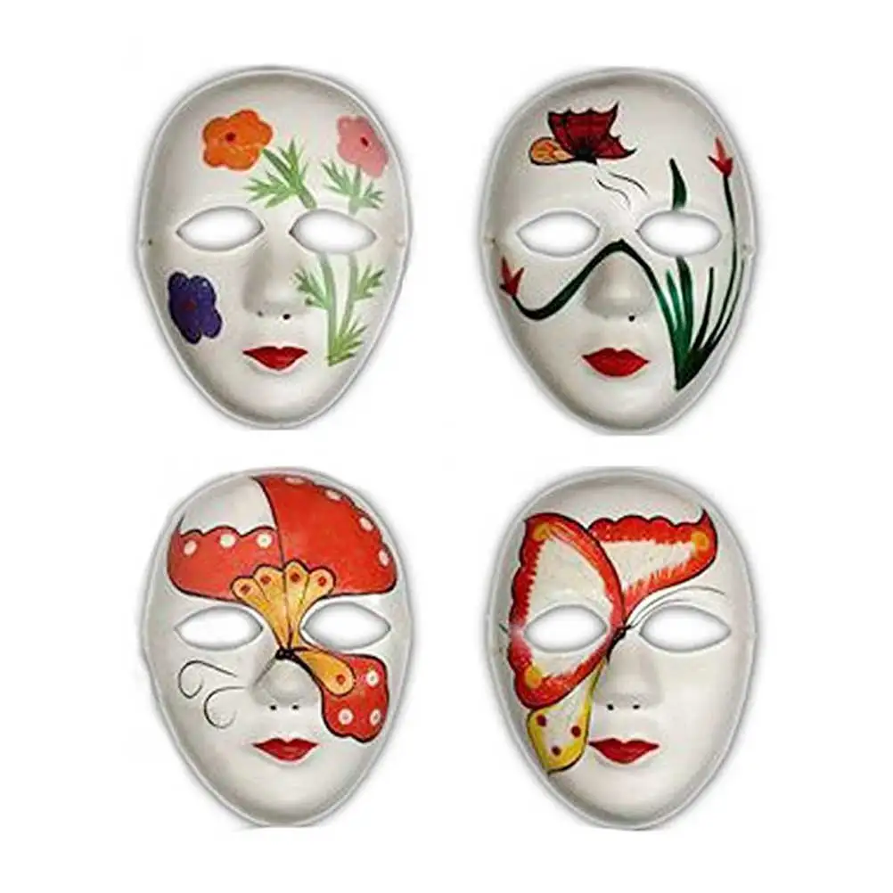 24pcs Hand Painted Mask Blank Masks Full Face Cosplay Halloween Party Scary Ghost DIY White No Smell Stylish Cool Masquerade
24pcs Hand Painted Mask Blank Masks Full Face Cosplay Halloween Party Scary Ghost DIY White No Smell Stylish Cool Masquerade