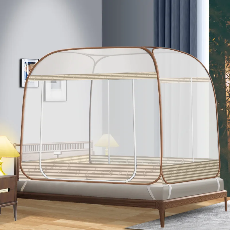 Yurt mosquito net free installation square top steel wire tent foldable zipper double door bottom household summer mosquito
Yurt mosquito net free installation square top steel wire tent foldable zipper double door bottom household summer mosquito