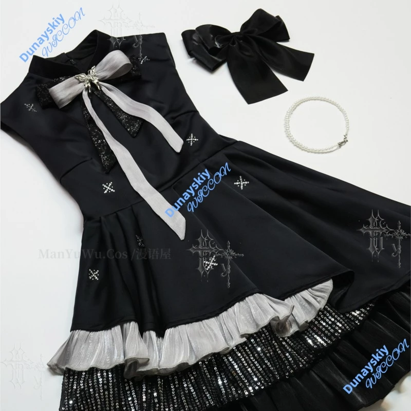Couple Cosplay Set Love And Deepspace Colorful Prelude Night Black Dress Anime Game Lolita Wear For Halloween Role Play
Couple Cosplay Set Love And Deepspace Colorful Prelude Night Black Dress Anime Game Lolita Wear For Halloween Role Play