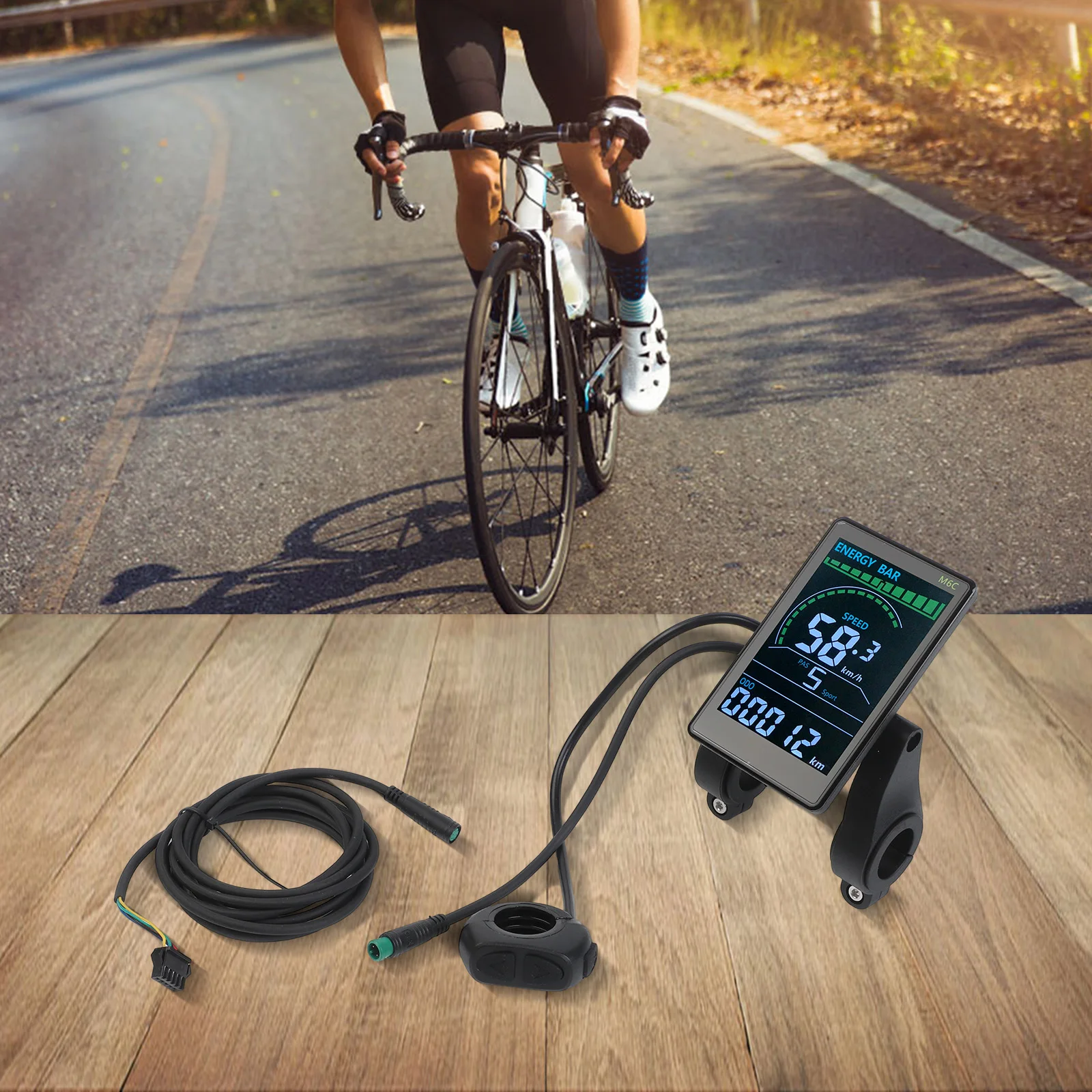 Display Bike Display Large Colorful Screen Simple Design Speed TFT Display Battery Convenient To Use Practical
Display Bike Display Large Colorful Screen Simple Design Speed TFT Display Battery Convenient To Use Practical